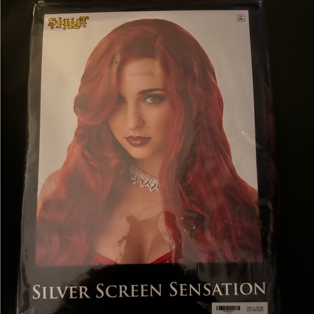 Red wig costume